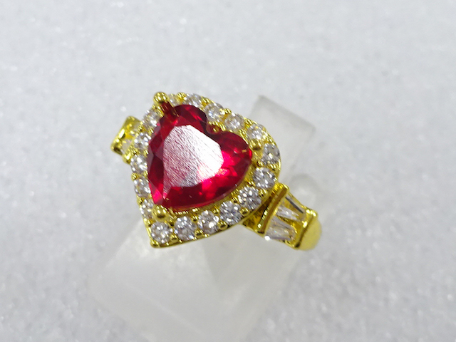 色石　指輪(10号)